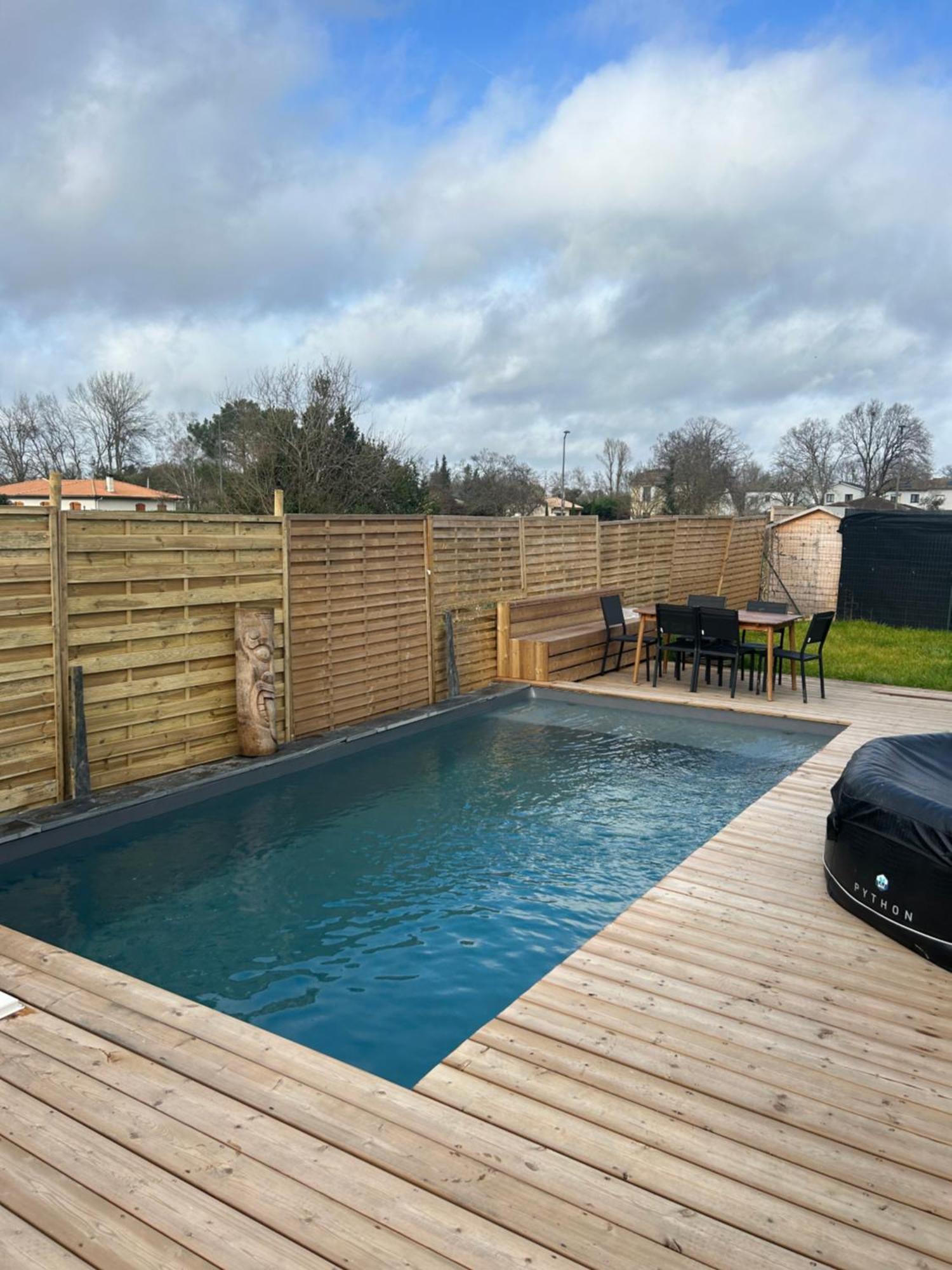 Aux Portes De Bordeaux Maison Cocooning Avec Piscine Ambares-et-Lagrave Экстерьер фото